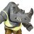 TMNT põhifiguur Rocksteady, 83293 83293