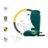 KINDERKRAFT turvatool JUNIOR FIX 2 PLUS, 100-150 cm., Green, KCJUFI20GREPL0N 