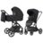 CARRELLO universaalne käru ALFA 2IN1, Rock black, CRL-6522 