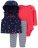 CARTER'S pikkade varrukatega bodi + vest + retuusid, 1M745710 
