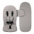 MIMA komplekt (madrats,pehmendus,vankrikorvi kate) Stone white S103SW