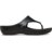 CROCS sussid Kadee Wedge mustad, 212034-001 37,5 suurus 