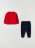 OVS BOY9-36M JOGGING L/S 2H 9-12 RED 001922215 