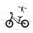 KINDERKRAFT tasakaaluratas ETER, must, KRETER00BLK0000 