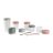 BEABA klaasitarvete komplekt (2x90ml + 4x150ml + 6x250ml) , lusikad (2 vnt.), Eucalyptus, 913502 