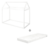 ROBA lastevoodi madratsiga-maja, 70x140 cm, White, 1061860WEZU 