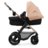 KINDERKRAFT universaalne jalutuskäru MOOV 2 4in1 AIR, sand beige, KSMOOV02BEG4000 