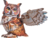 MAKEBUG 3D paberist pusle Great Horned Owl, MB-D-0059 