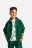 COCCODRILLO pullover with zipper ACADEMY BOY JUNIOR, roheline, ZC4132202ABJ-011-164, 164 cm 