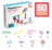 PICASSO TILES Magnetiline konstruktor Marble Run 50 osa, PTG50 
