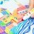 FLOWERMONACO pestavad viltpliiatsid Taper Head Washable Markers, 24 värvi, 847362 