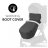 HAUCK jalutuskäru VISION X SET 2in1, Melange Black, 165232 165232