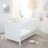 ROBA muudetav voodi koos madratsiga EASY SLEEP, 70x140 cm., White, 0194WE-M 