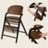 LIONELO söögitool CELIA, Black wood 