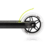 LIONELO tõukeratas WHIZZ, Green lime black, LO-WHIZZ 