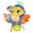 PLAYGRO närimiseks mõeldud mänguasi krõbiseva kangaga Tamika Toucan, 0189055 