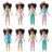 POLLY POCKET keskmine riidekomplekt, HKV88 HKV88