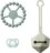 TOMMEE TIPPEE silikoonist lutt koos lutikarbi ja närimisrõngaga, green, 433610 