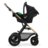 KINDERKRAFT universaalne jalutuskäru MOOV 2 4in1 AIR, pure black, KSMOOV02BLK4000 