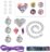 TOTUM MONSTER HIGH loominguline komplekt Charm Bracelets, 560093 