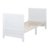 ROBA muudetav voodi koos madratsiga EASY SLEEP, 70x140 cm., White, 0194WE-M 