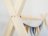 BENLEMI tipii-kujuline lastevoodi NAKANA, 90x180 cm., Light grey, DO-0002/90X180-SVS 