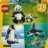 31165 LEGO® Creator Metsloomad: panda perekond 