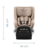 BRITAX  autotool  61-105 cm, DUALFIX PRO M,  LUX,  Linen Grey, 2000040896 