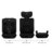 KINDERKRAFT turvatool I-COMFY, i-Size, must, KCICOM00BLK0000 