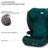 KINDERKRAFT turvatool I-SPARK 2 PLUS I-SIZE, 100-150 cm., Green, KCISPA02GREPL00 